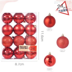 Họp Bóng trang trí cây thông Noel