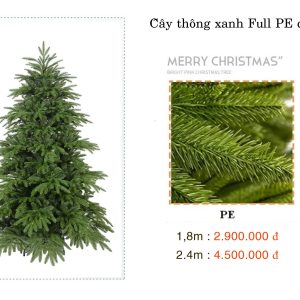 Cây thông Noel cao cấp PE (1m8)